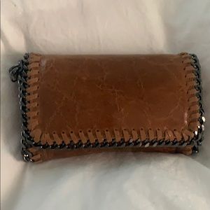 Italian leather brown cross body brand new
